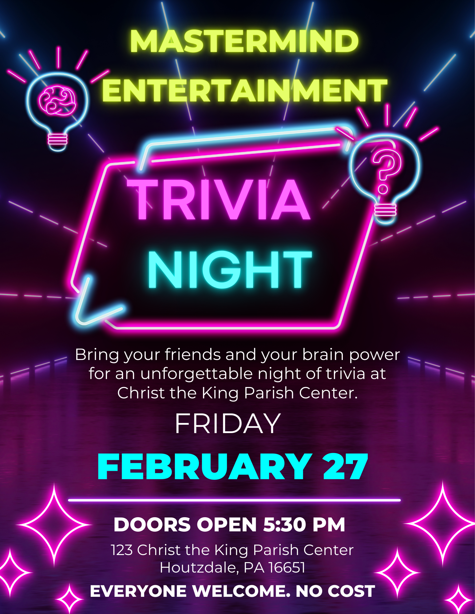 Mastermind Trivia Night